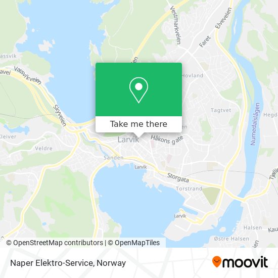 Naper Elektro-Service map