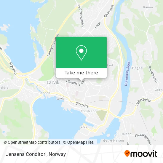 Jensens Conditori map