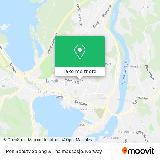 Pen Beauty Salong & Thaimassasje map