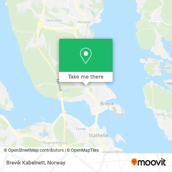 Brevik Kabelnett map