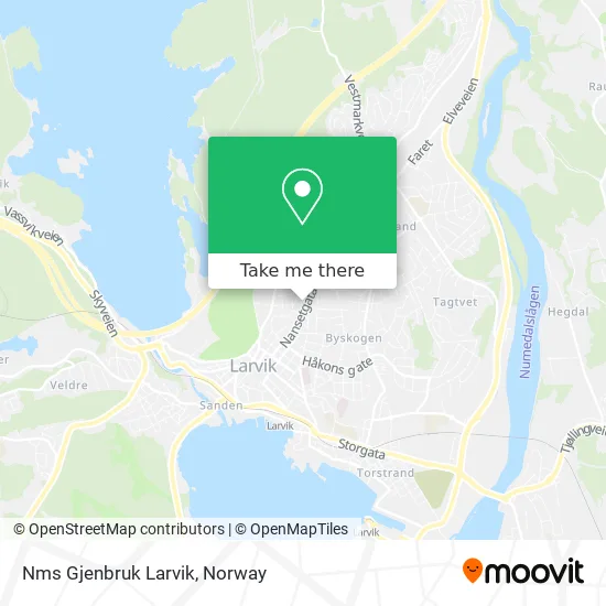 Nms Gjenbruk Larvik map