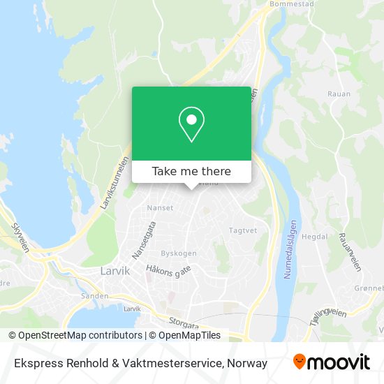 Ekspress Renhold & Vaktmesterservice map
