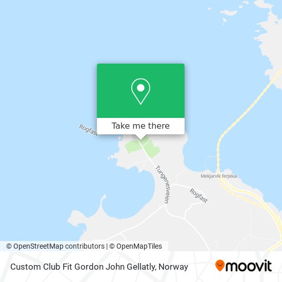 Custom Club Fit Gordon John Gellatly map