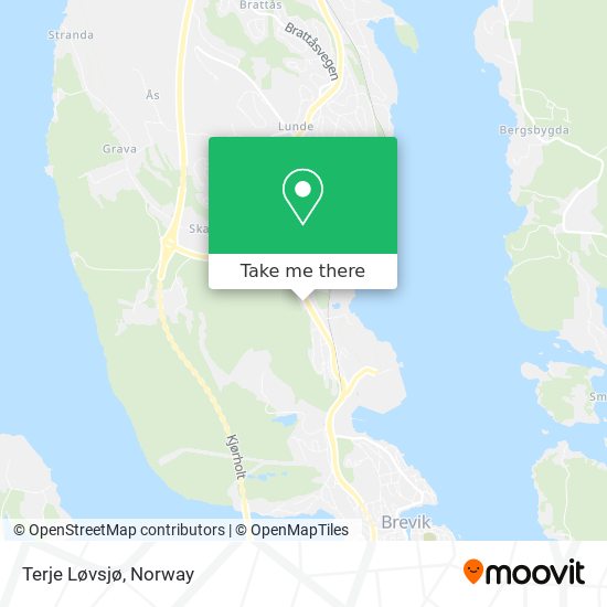 Terje Løvsjø map