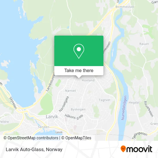 Larvik Auto-Glass map