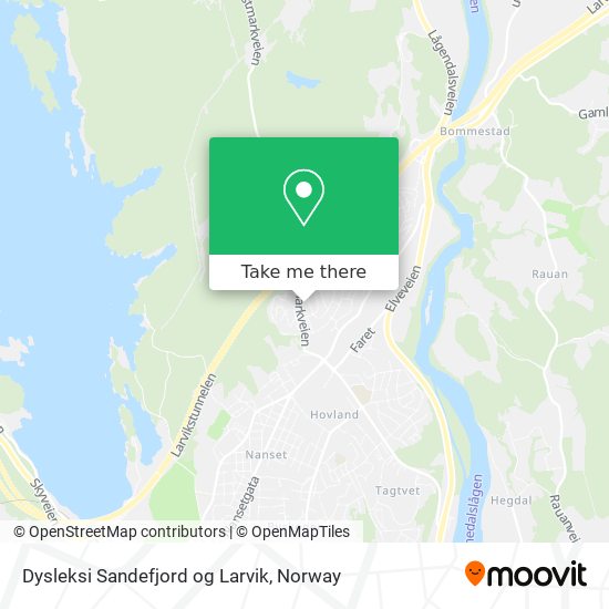 Dysleksi Sandefjord og Larvik map