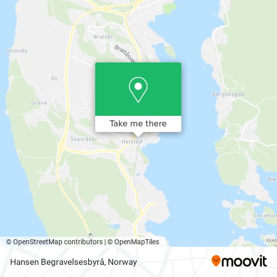Hansen Begravelsesbyrå map