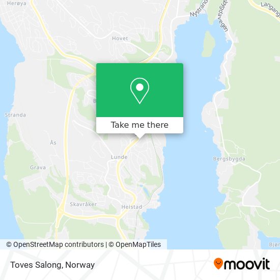 Toves Salong map