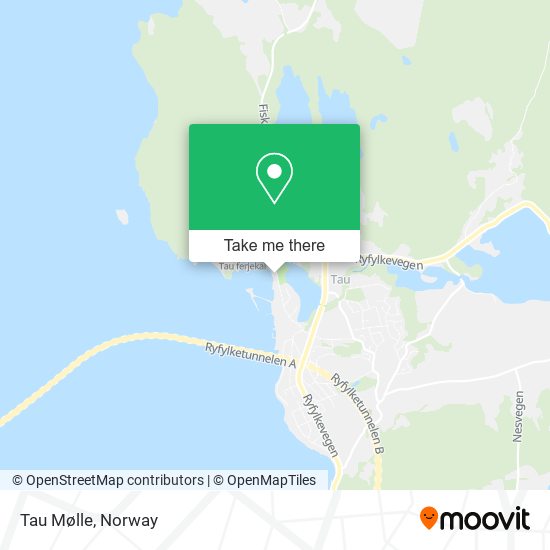 Tau Mølle map