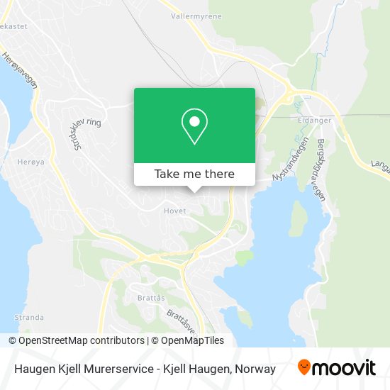 Haugen Kjell Murerservice - Kjell Haugen map