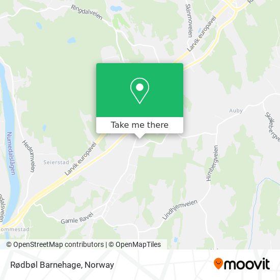 Rødbøl Barnehage map