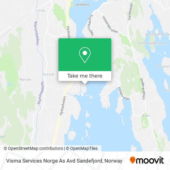Visma Services Norge As Avd Sandefjord map