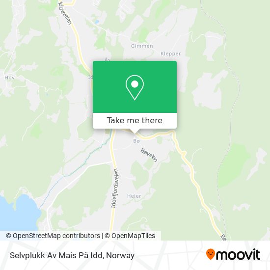 Selvplukk Av Mais På Idd map