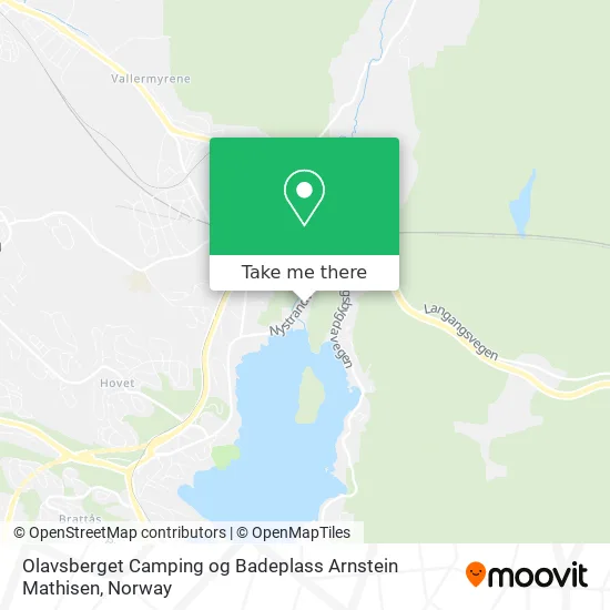 Olavsberget Camping og Badeplass Arnstein Mathisen map