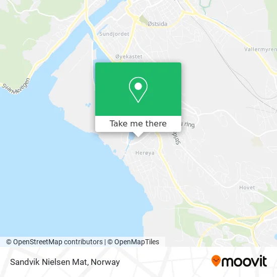 Sandvik Nielsen Mat map