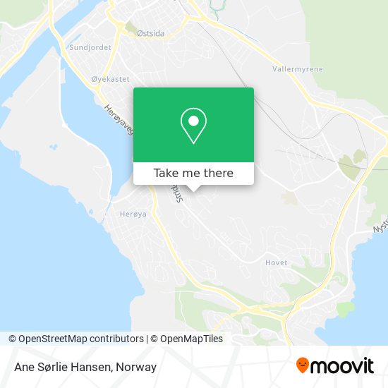 Ane Sørlie Hansen map