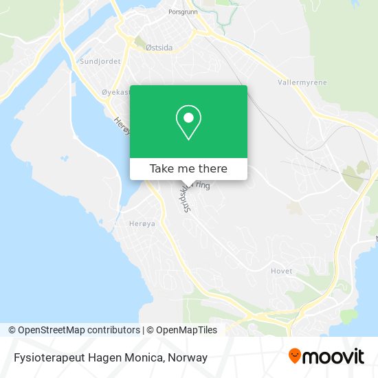 Fysioterapeut Hagen Monica map
