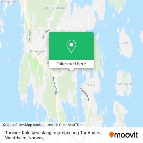 Torvask Kalesjevask og Impregnering Tor Anders Westrheim map