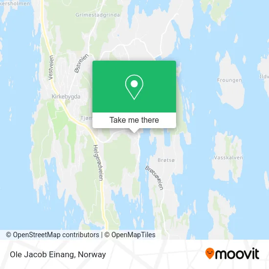 Ole Jacob Einang map