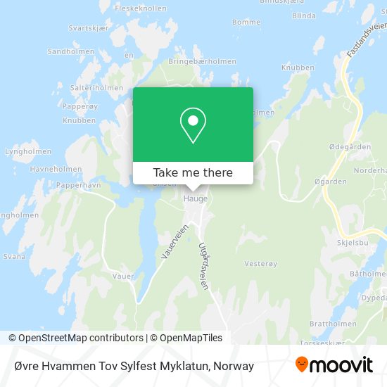 Øvre Hvammen Tov Sylfest Myklatun map