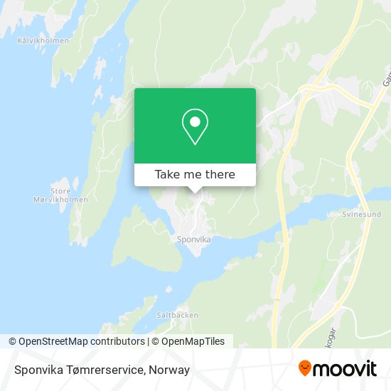 Sponvika Tømrerservice map