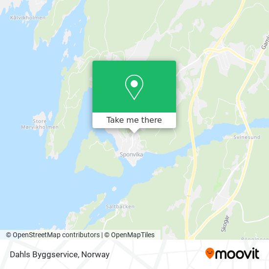 Dahls Byggservice map