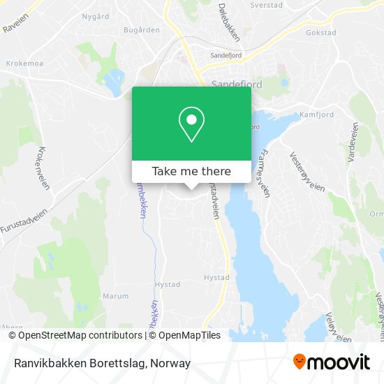 Ranvikbakken Borettslag map