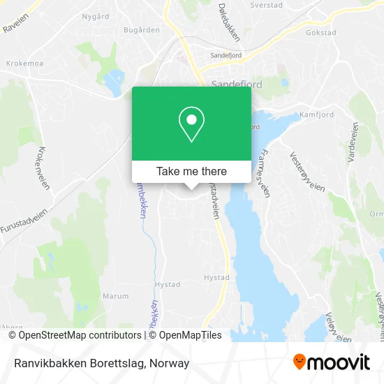 Ranvikbakken Borettslag map