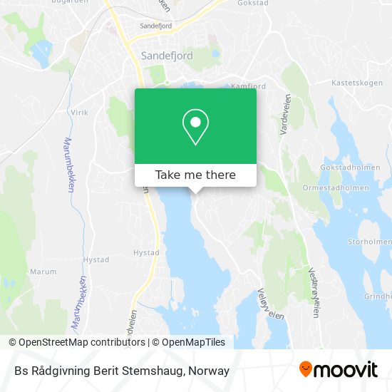 Bs Rådgivning Berit Stemshaug map