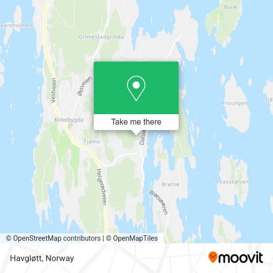 Havgløtt map