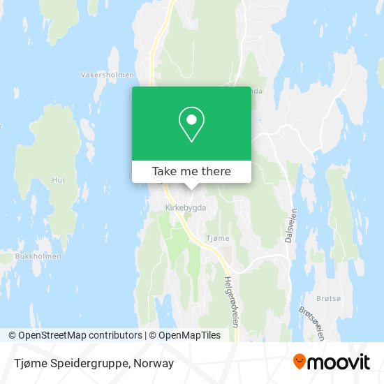 Tjøme Speidergruppe map