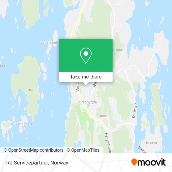 Rd Servicepartner map