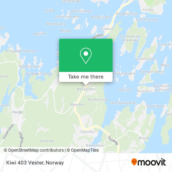 Kiwi 403 Vester map