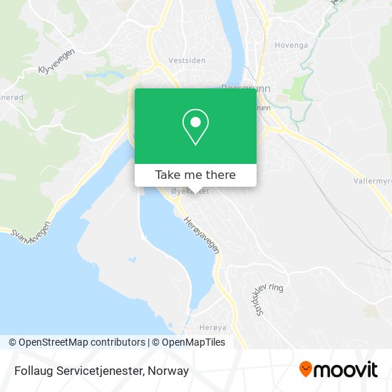 Follaug Servicetjenester map