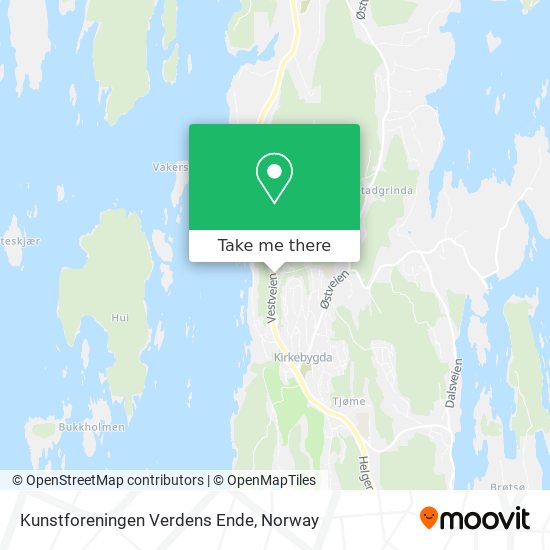 Kunstforeningen Verdens Ende map