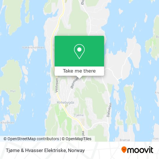 Tjøme & Hvasser Elektriske map