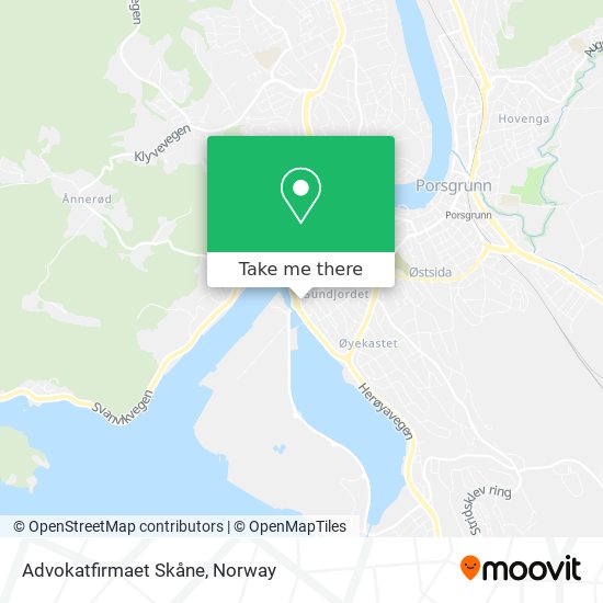 Advokatfirmaet Skåne map