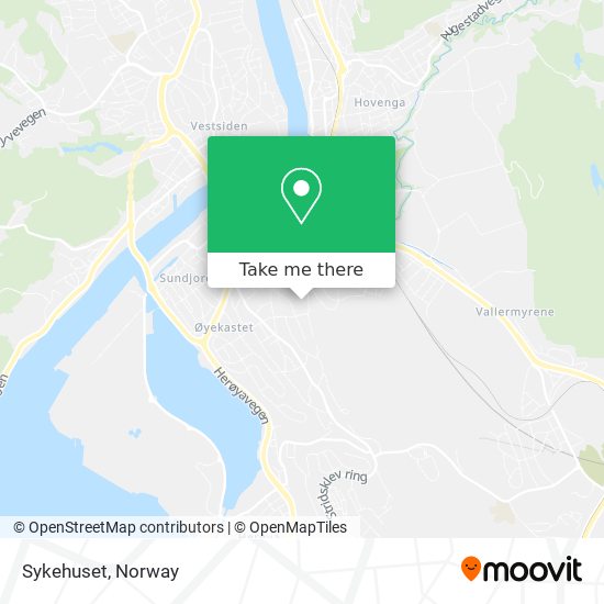 Sykehuset map