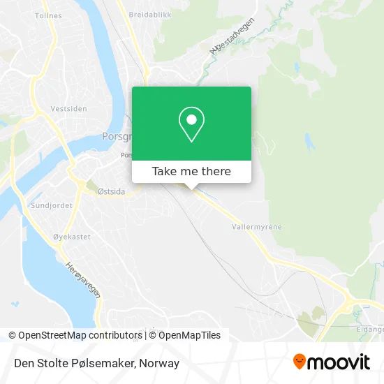 Den Stolte Pølsemaker map