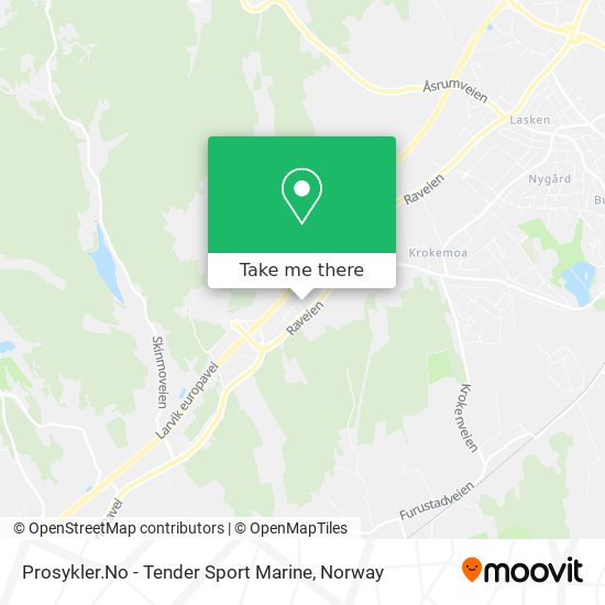 Prosykler.No - Tender Sport Marine map