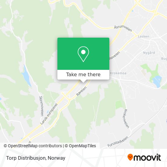 Torp Distribusjon map