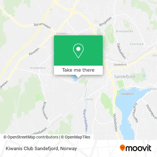Kiwanis Club Sandefjord map