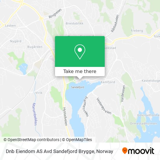 Dnb Eiendom AS Avd Sandefjord Brygge map