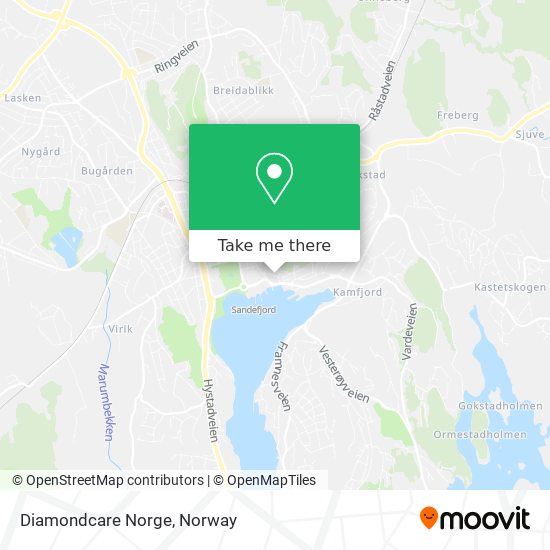 Diamondcare Norge map