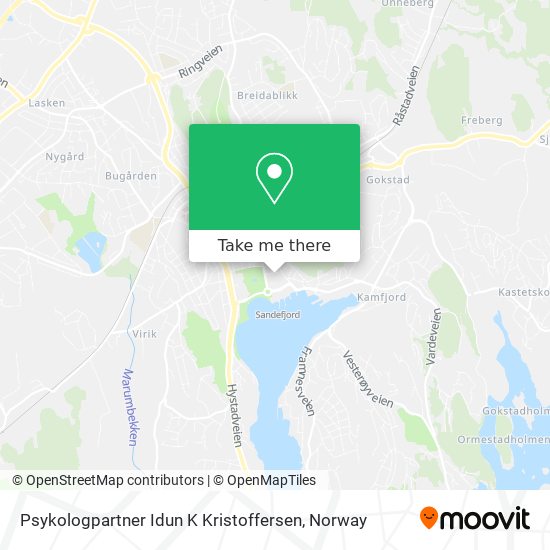 Psykologpartner Idun K Kristoffersen map