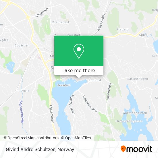 Øivind Andre Schultzen map