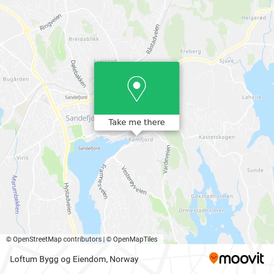 Loftum Bygg og Eiendom map