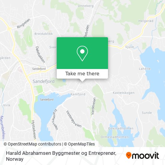Harald Abrahamsen Byggmester og Entreprenør map
