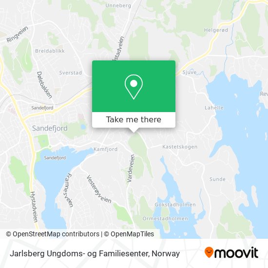 Jarlsberg Ungdoms- og Familiesenter map