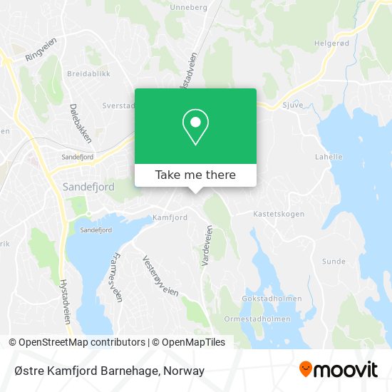 Østre Kamfjord Barnehage map